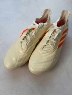 adidas Copa スパイク クリーム/オレンジ　サイズ25センチ取り替え式