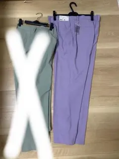 UNIQLO スマートアンクルパンツ パープル
