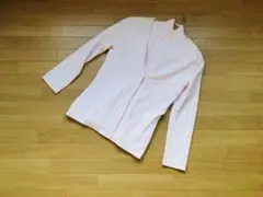 ハロッズ ベビーピンクアンサンブルカーディガンハイネックニット