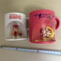 SLAM DUNK & セーラームーン フィギュア付きマグカップセット