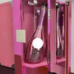 処分価格❗️エンジェル　ヴィンテージ　ピンク ボトルケース