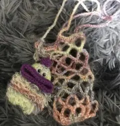 かぎ針編み ボトルホルダー パクパクモンスター