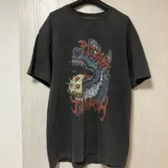 ピザラジオ ピザラ人狼 プリント Tシャツ ヴィンテージ風 サイズL