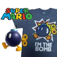 古着 マリオ ボム兵 L キャラクターTシャツ