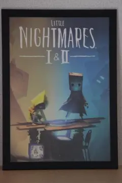 LITTLE NIGHTMARES-リトルナイトメア-　ポスター　額付き