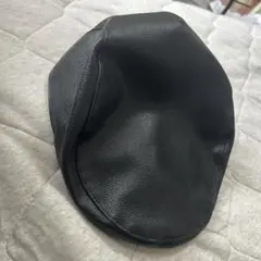 レザー　ハンチング帽