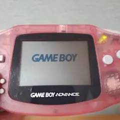 GAME BOY ADVANCE クリアピンク 本体