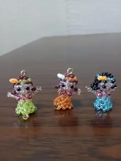 ♪フラガールビーズチャーム♪