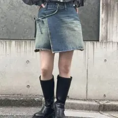 CIAOPANIC ラップデニムミニスカート　スカート