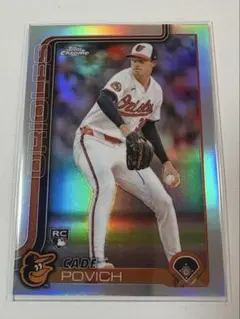 CADE POVICH RC topps chrome ORIOLES