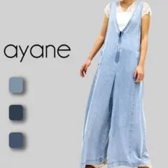 大人気！2024.SS ayane アヤン（38）テンセルデニムサロペット