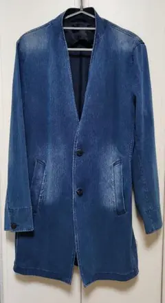 【美品】NICOLE CLUB FOR MEN デニムロングカーディガン