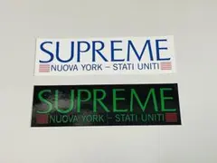 2020AW supreme ステッカー ″ Nuova York ″ 2枚