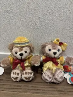 ディズニー　ダッフィー　シェリーメイ　ぬいぐるみキーホルダー［商品説明必読］
