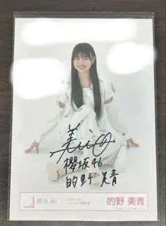 櫻坂46 向井純葉 秘蔵生写真 メンバーサイン入り 直筆 IWTC 櫻坂46 向井純葉 秘蔵生写真 メンバーサイン入り 直筆 IWTC