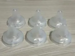 Pigeon母乳実感 哺乳瓶用乳首 Mサイズ6個セット