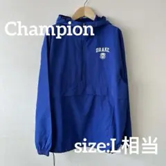 Champion DRKE フード付きプルオーバー 青 チャンピオン