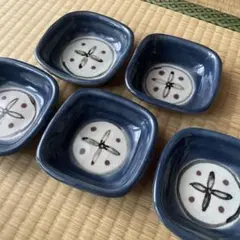 天神窯 岡本欣三 作 鉄繪 茶碗 茶道具 共箱 共布 栞 新品 未使用