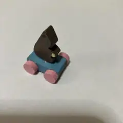 木製　フィギュア 車　グリコおまけ？