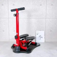 ショップジャパン 健康ステッパー ナイスデイ ハンドル付 レッド ①