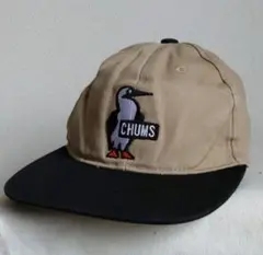 CHUMS ベースボールキャップ ベージュ/黒