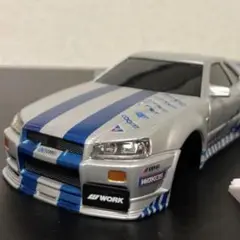 京商Mini-Z ミニッツ　ワイルドスピード　スカイライン GT-R R34 京商 Mini-z 日産 スカイライン GT-R R34 ワイルドスピード