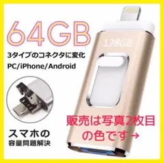 USBメモリ フラッシュドライブ 64GB