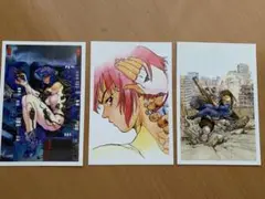 士郎正宗　ポストカード　3種　攻殻機動隊　アップルシード
