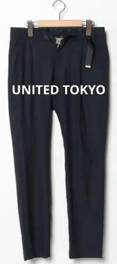 UNITED TOKYO パンツ ネイビー ベルト ユナイテッドトウキョウ