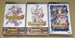 サモンナイト3 サモンナイト4 サモンナイト5 PSPソフト 3点まとめ売り