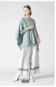 ADORE ポンチョ ニット セーター ミントグリーン 38号
