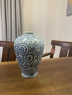伊万里 染付 蛸唐草 蓋壺 沈香壺 唐草文 中国 アンティーク 当時物 伊万里 染付 蛸唐草 蓋壺 沈香壺 唐草文 中国 アンティーク 当時物