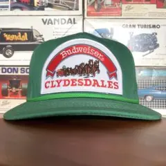 新品◾️キャップ◾️グリーン◾️Budweiser◾️80s◾️レア◾️