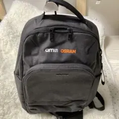 美品NAUTICA OSRAMロゴ付きバッグ パックグレー