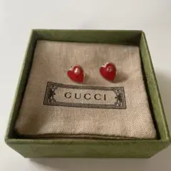 GUCCI インターロッキングG ハート付き ピアス 【大幅値下げ】