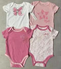 新品難有◯DKNY baby ダナキャラン　肌着ロンパース　4枚セット◯3-6M