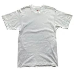 Tシャツ Hanes ヘインズ B&Y アローズ 無地 ホワイト S 古着