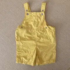 PETIT BATEAU イエローオーバーオール 12m