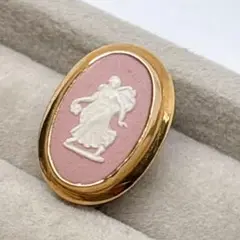 WEDGWOOD ウェッジウッド ピンク カメオ イヤリング 片耳