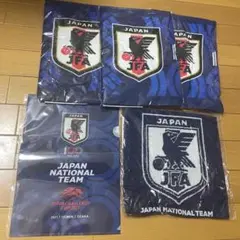 サッカー【日本代表】タオル4枚u0026ファイルセット