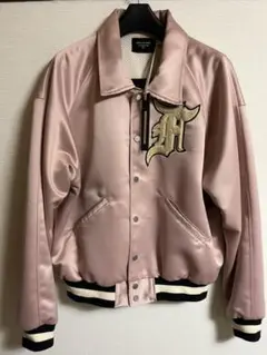fear of god スタジャン サテンジャケット ベースボール ピンク