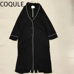 ＊COQULE＊【M】コクレ ブラックワンピース兼羽織り