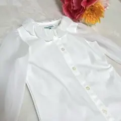 【TOCCA】トッカ　フリル付き襟 長袖シャツ 90