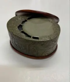 ⭐️最終値下げです！希少骨董品 緑端渓硯【10吋（約25センチ）】 2025年最新】緑端渓硯の人気アイテム - メルカリ