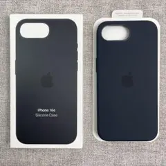 「新品未使用」iPhone 16e シリコンケース ブラック MagSafe対応
