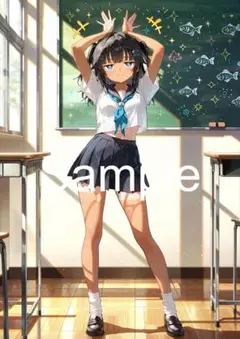 A4サイズアートポスター 1点もの 美女ポスター最高品質 D-ZC-４６
