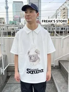FREAK'S STORE コアラアニマル サウナ ハーフジップ TEE