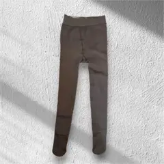 レギンス　ブラウン　裏起毛　シンプル　伸縮性　おしゃれ　かわいい