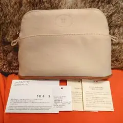 HERMES エルメス ポーチ ボリード ミニ ナチュラル