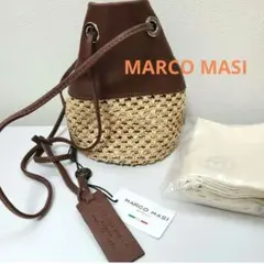 新品　MARCO MASI　マルコ・マージ　巾着ショルダーバッグ　バケツバッグ